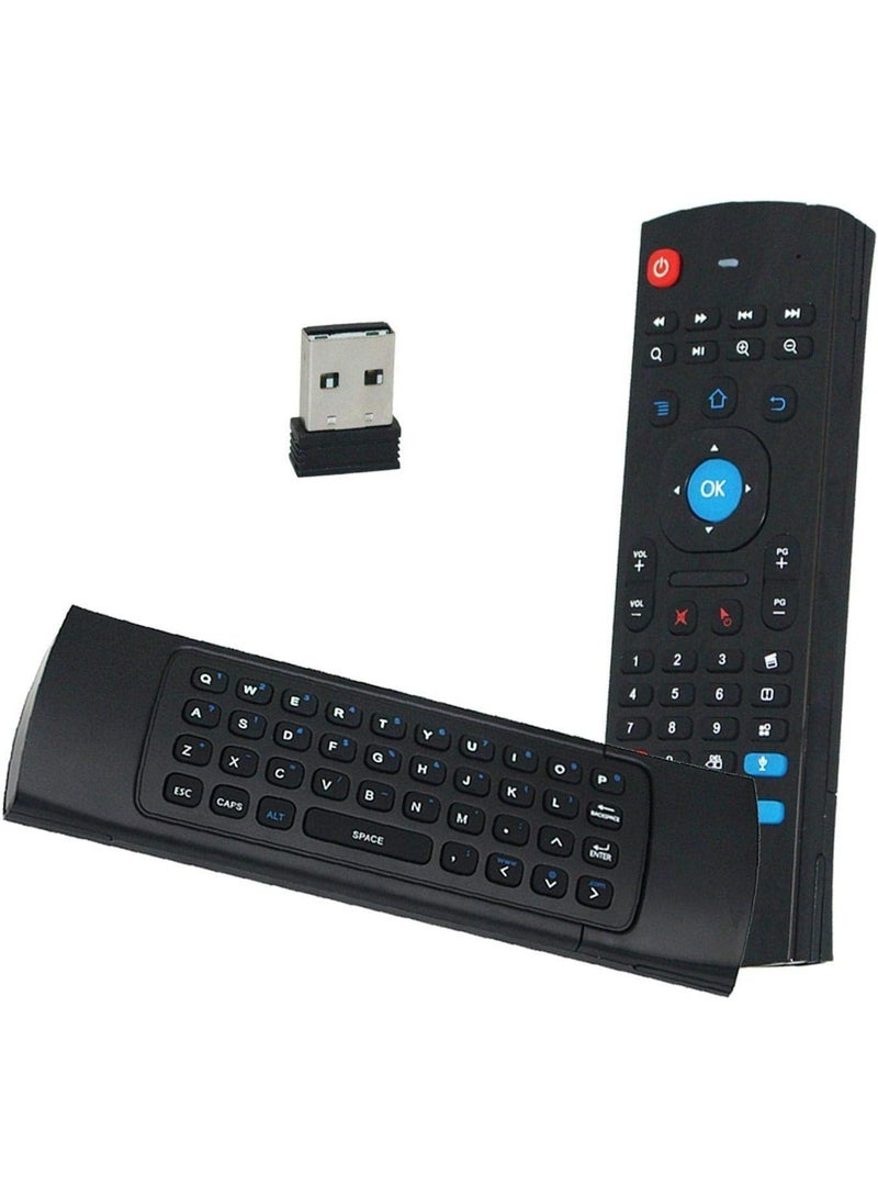 MX3-M لوحة مفاتيح وفأرة لاسلكية 2.4G – جهاز تحكم عن بعد مع ميكروفون مدمج لأندرويد TV بوكس، سمارت TV، والحاسوب - Image 5